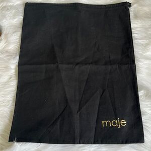 MAJE Black‎ Drawstring Designer Dust Bag Luxury  Medium-large